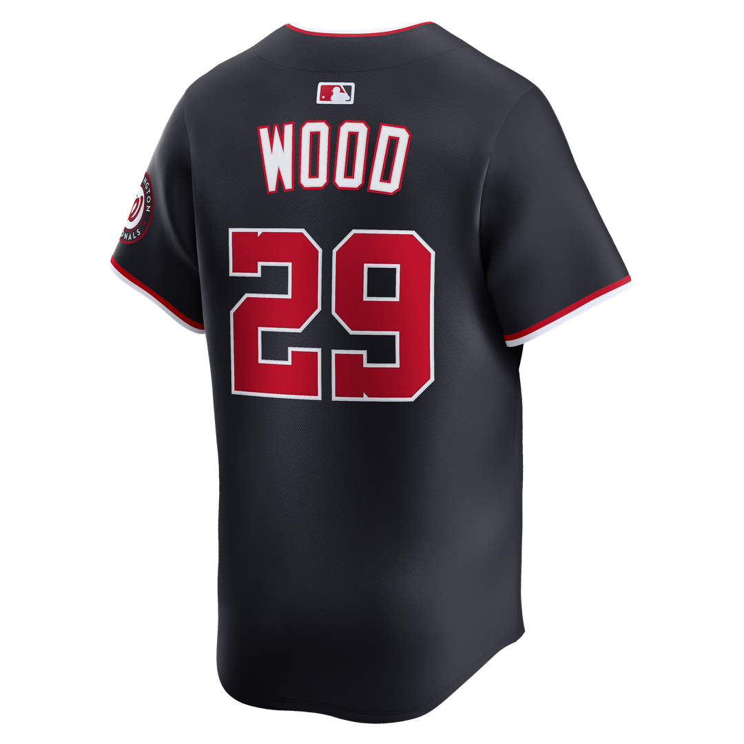 Washington Nationals James Wood Alternate Limited Jersey — Navy