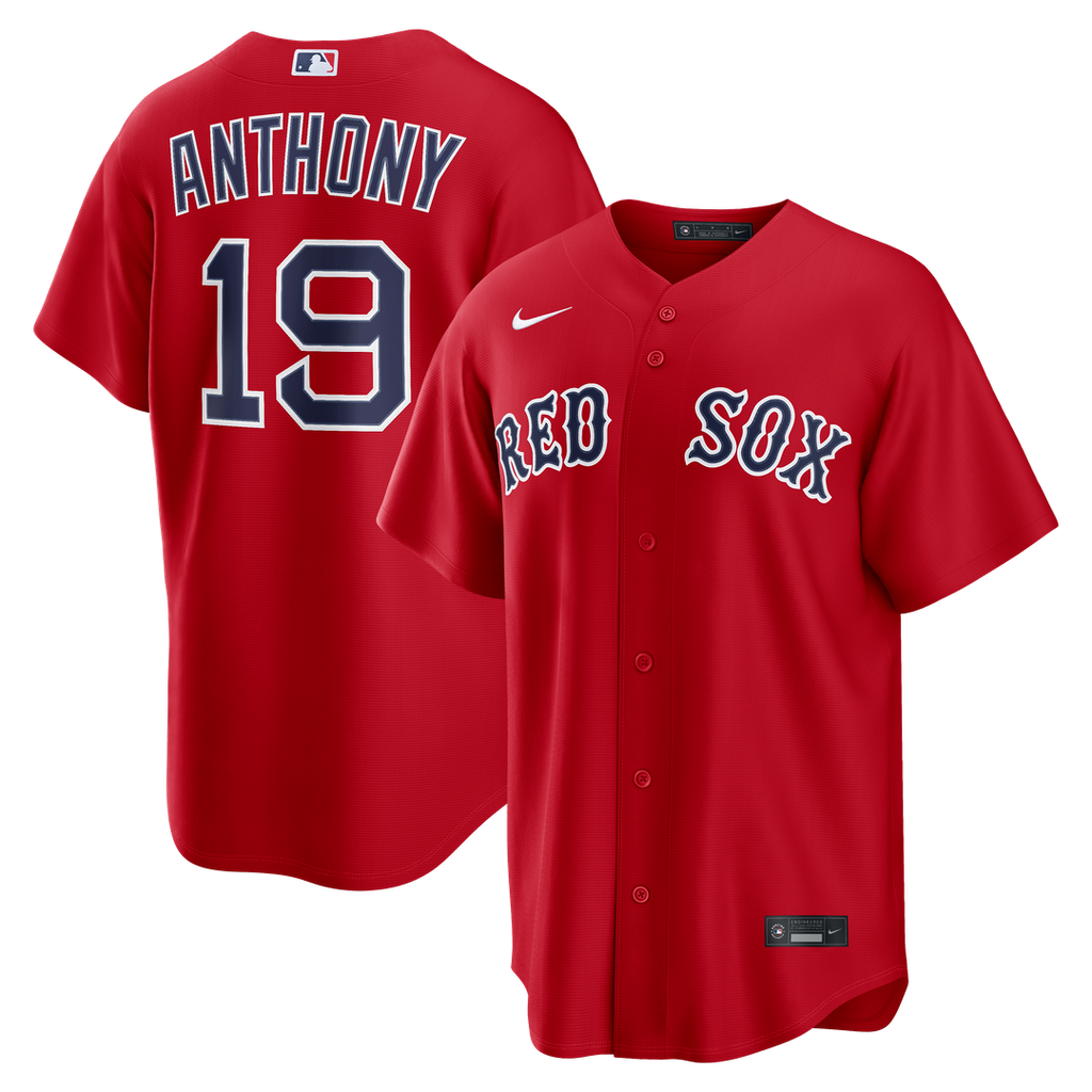 Boston Red Sox Roman Anthony Alternate Replica Jersey — Red