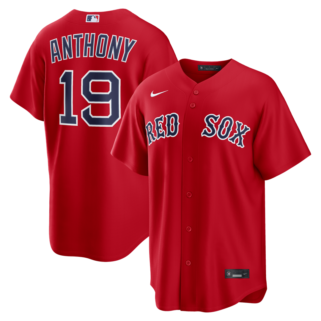 Boston Red Sox Roman Anthony Alternate Replica Jersey — Red