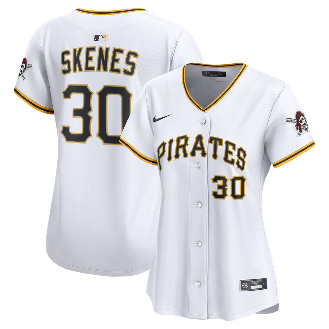 Pittsburgh Pirates Paul Skenes Women's Home Limited Jersey — White