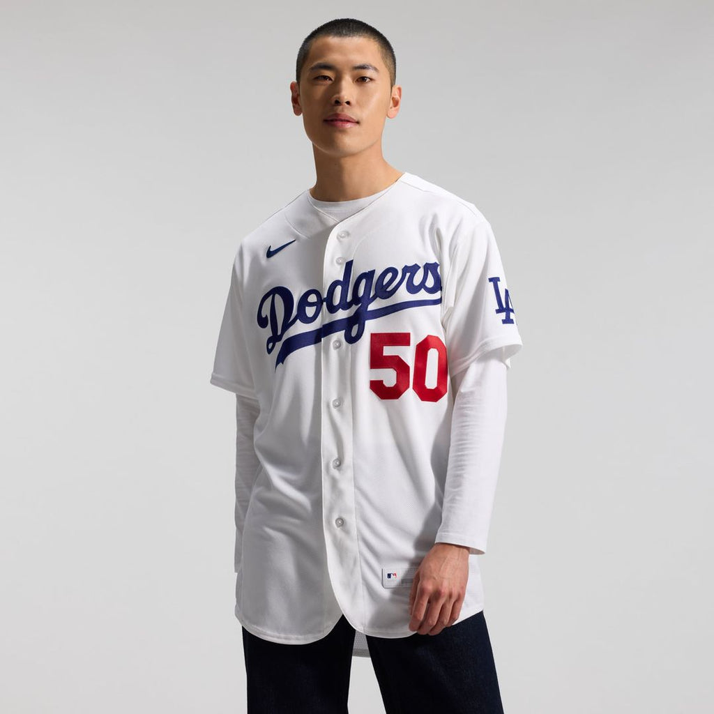 Los Angeles Dodgers Mookie Betts Home Authentic Jersey — White