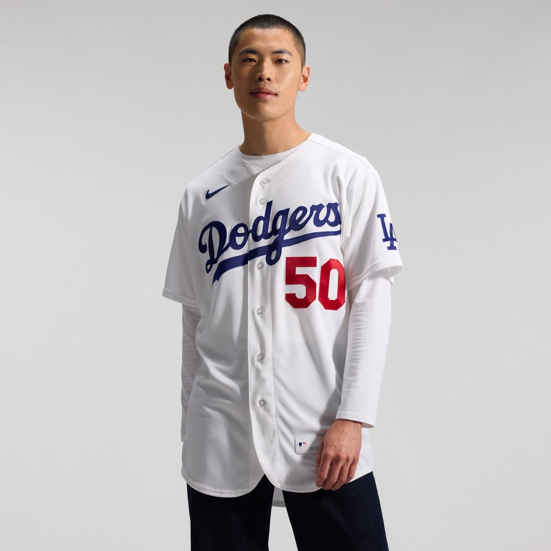 Los Angeles Dodgers Mookie Betts Home Authentic Jersey — White