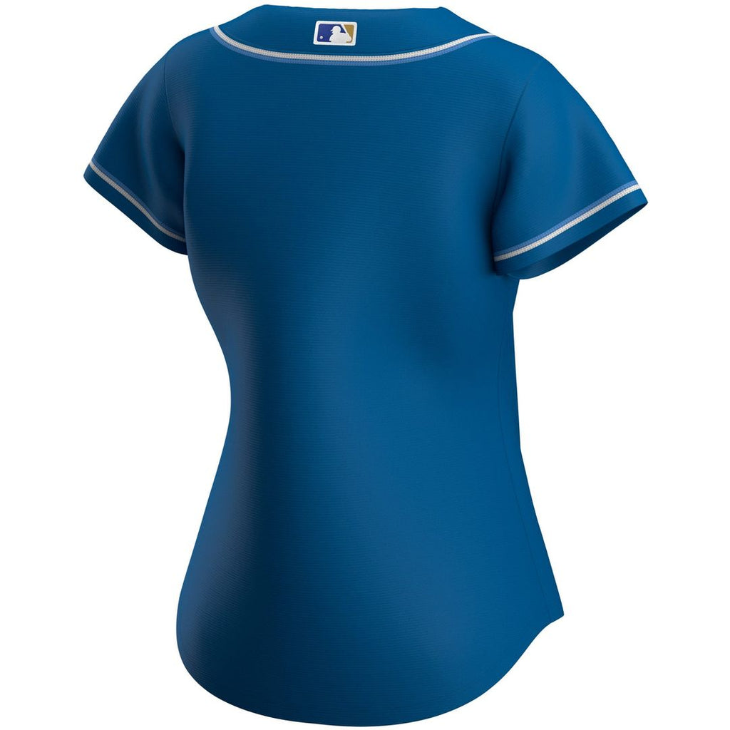 Kansas City Royals Women's Home Replica Team Logo Jersey — White
