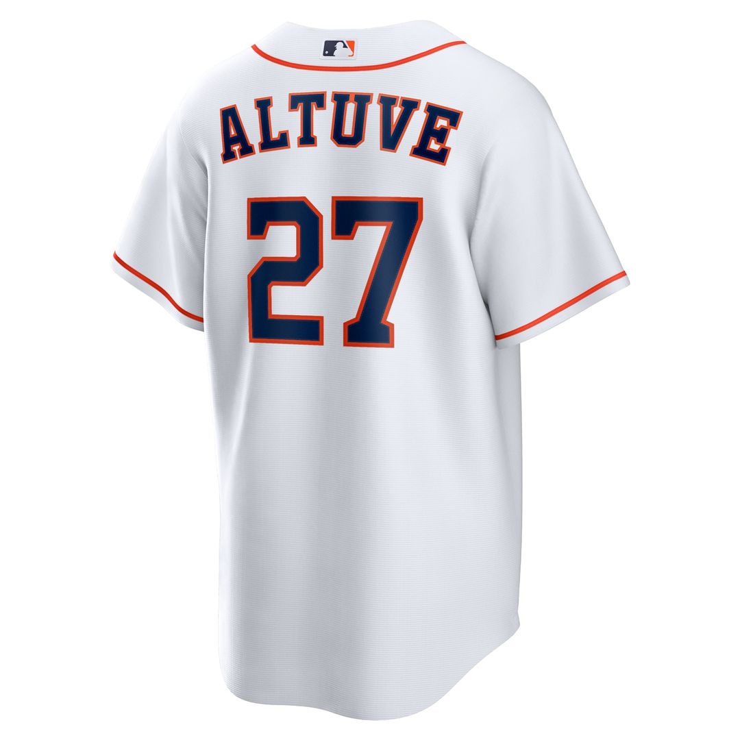Houston Astros Jose Altuve Home Replica Player Name Jersey — White