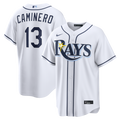 Tampa Bay Rays Junior Caminero Home Replica Jersey — White