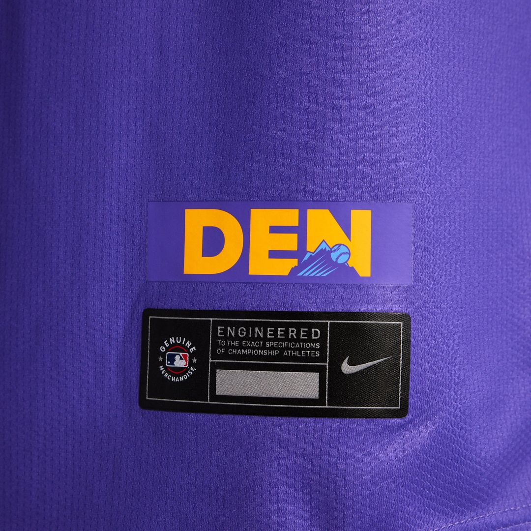 Colorado Rockies 2025 City Connect Limited Jersey — Purple/Light Blue
