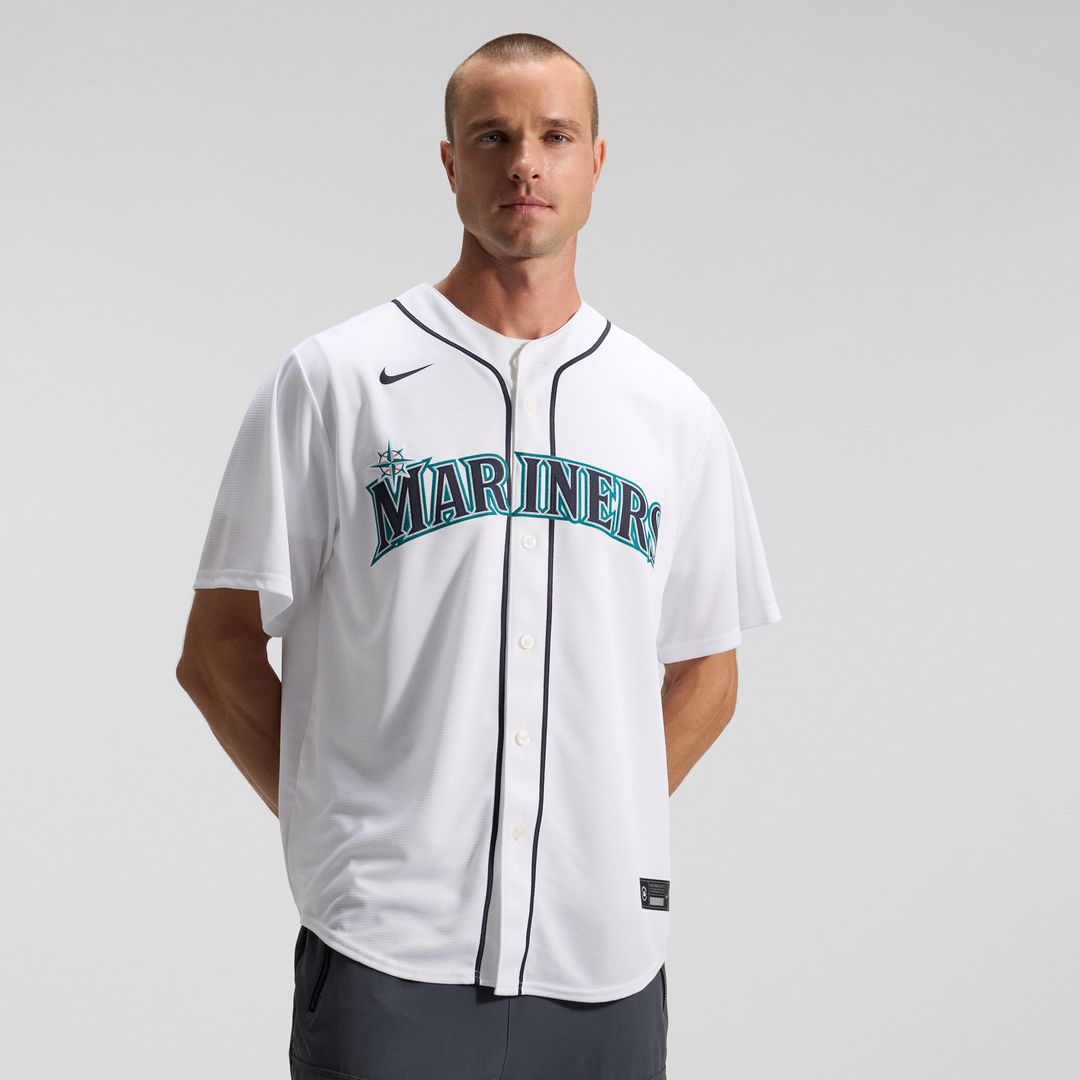Seattle Mariners Luis Castillo Home Replica Jersey — White