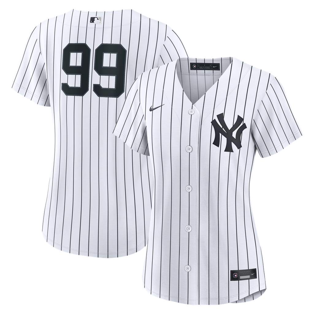 New York Yankees Aaron Judge Women's Home Replica Jersey — White