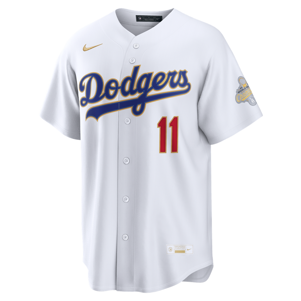 Los Angeles Dodgers Roki Sasaki 2026 Gold Collection Stadium Jersey — White