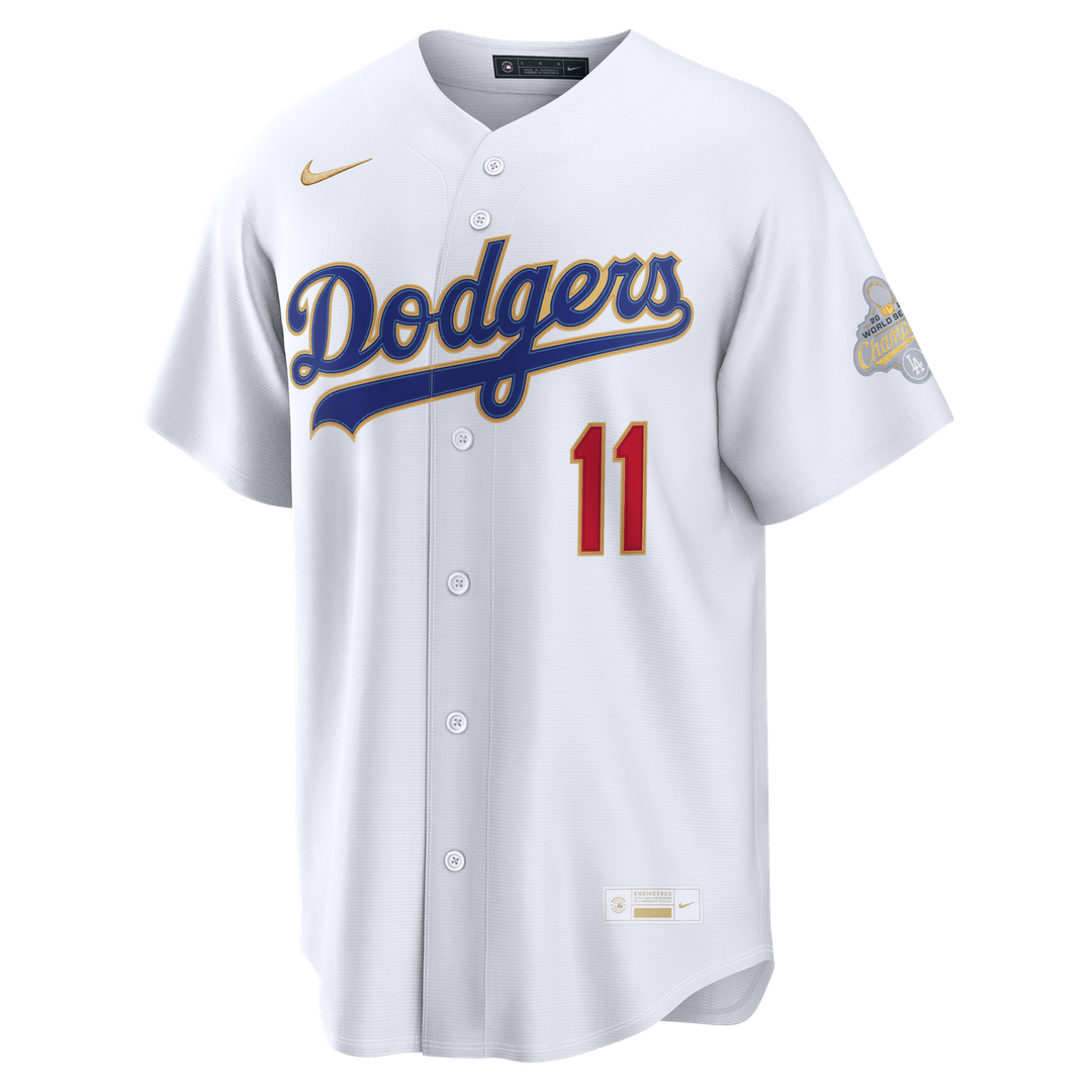 Los Angeles Dodgers Roki Sasaki 2026 Gold Collection Stadium Jersey — White