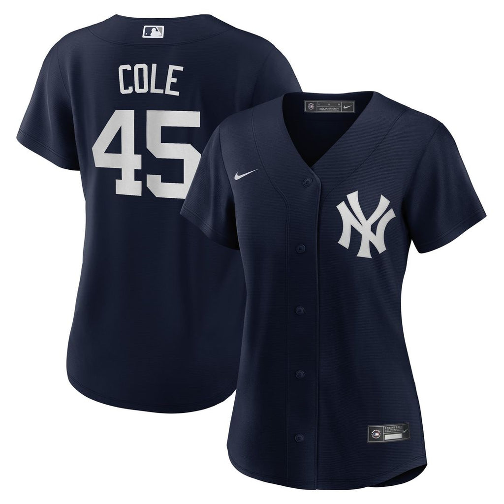 New York Yankees Gerrit Cole Women's Alternate Replica Jersey — Navy