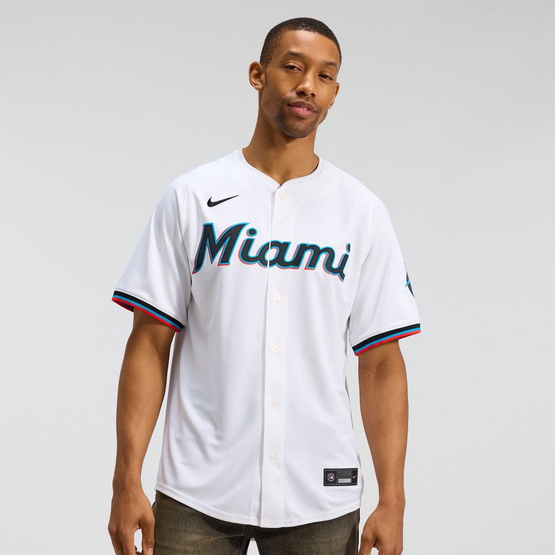 Miami Marlins Home Limited Jersey — White
