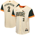 Baltimore Orioles Gunnar Henderson Youth 2026 City Connect Stadium Jersey — Cream