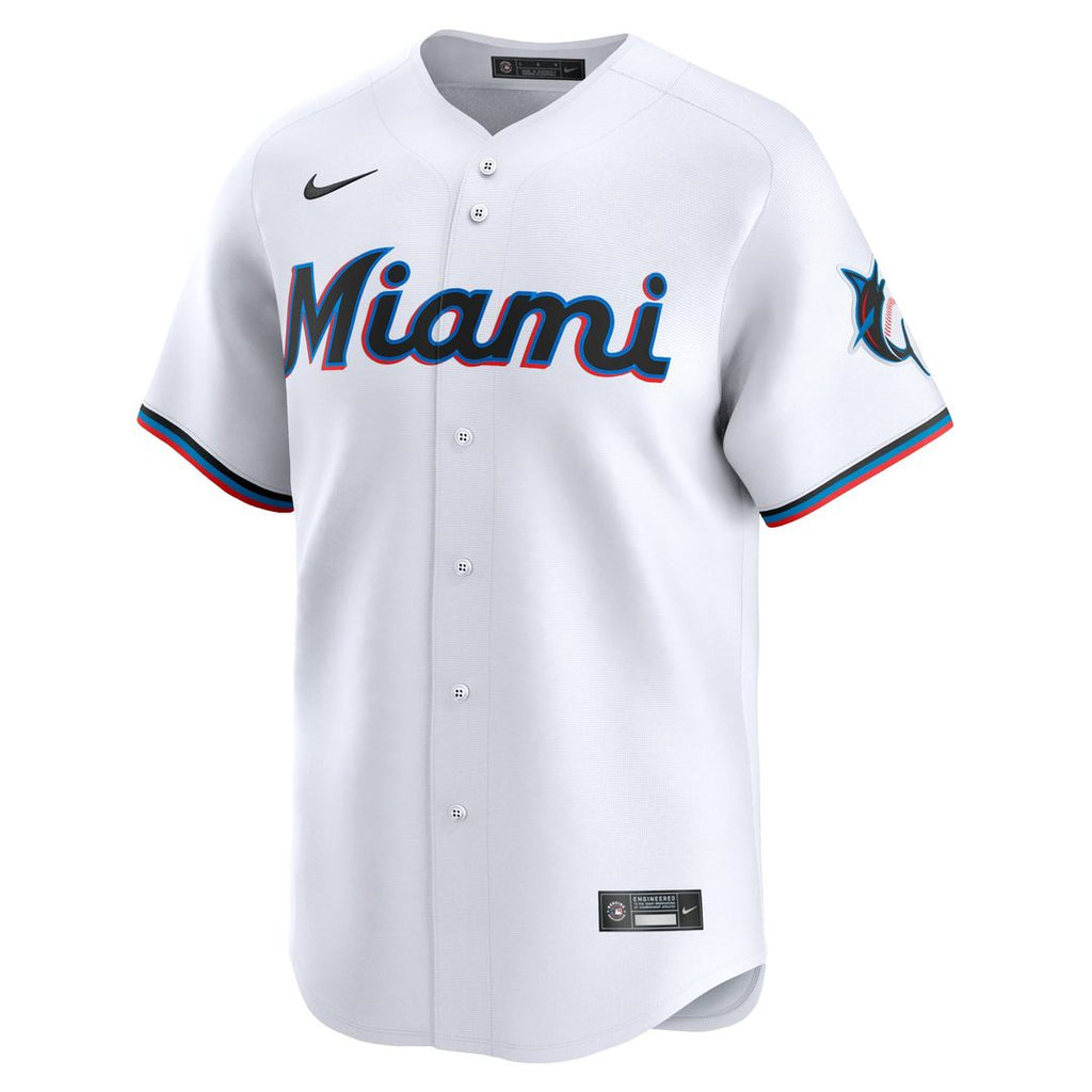 Miami Marlins Sandy Alcantara Home Limited Jersey — White