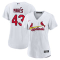 St. Louis Cardinals Pedro Pagés Women's Home Replica Jersey — White