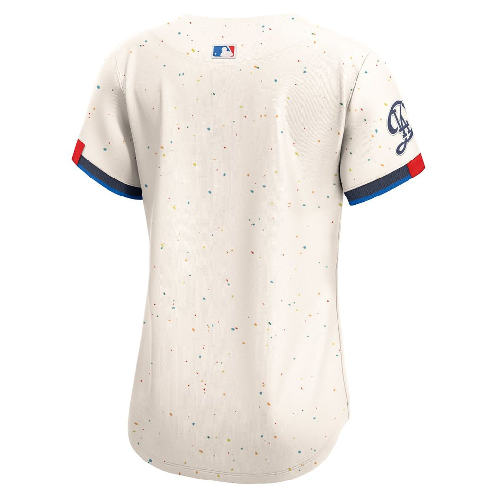 Los Angeles Dodgers Women's City Connect Limited Jersey — Cream