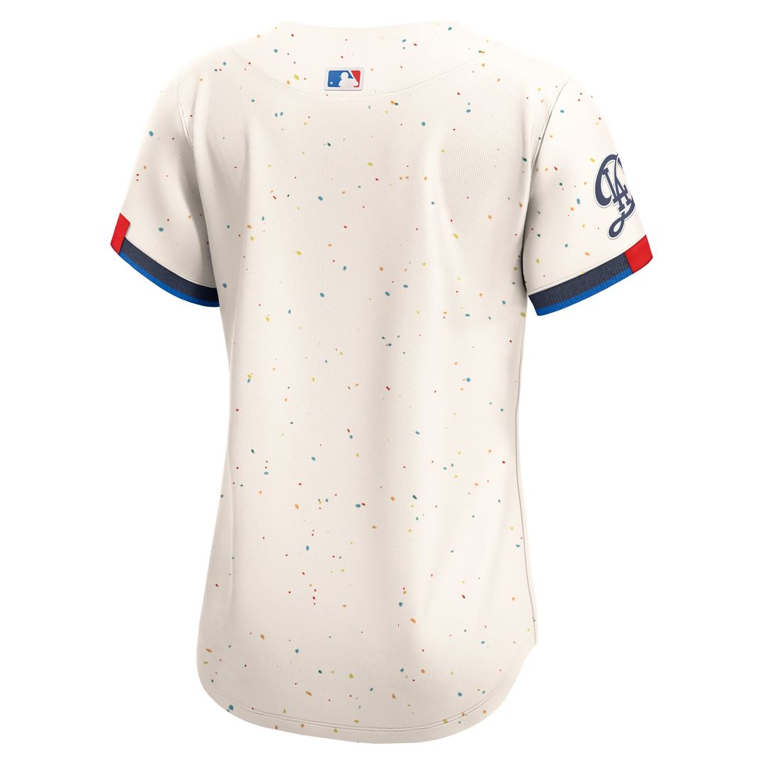 Los Angeles Dodgers Women's City Connect Limited Jersey — Cream