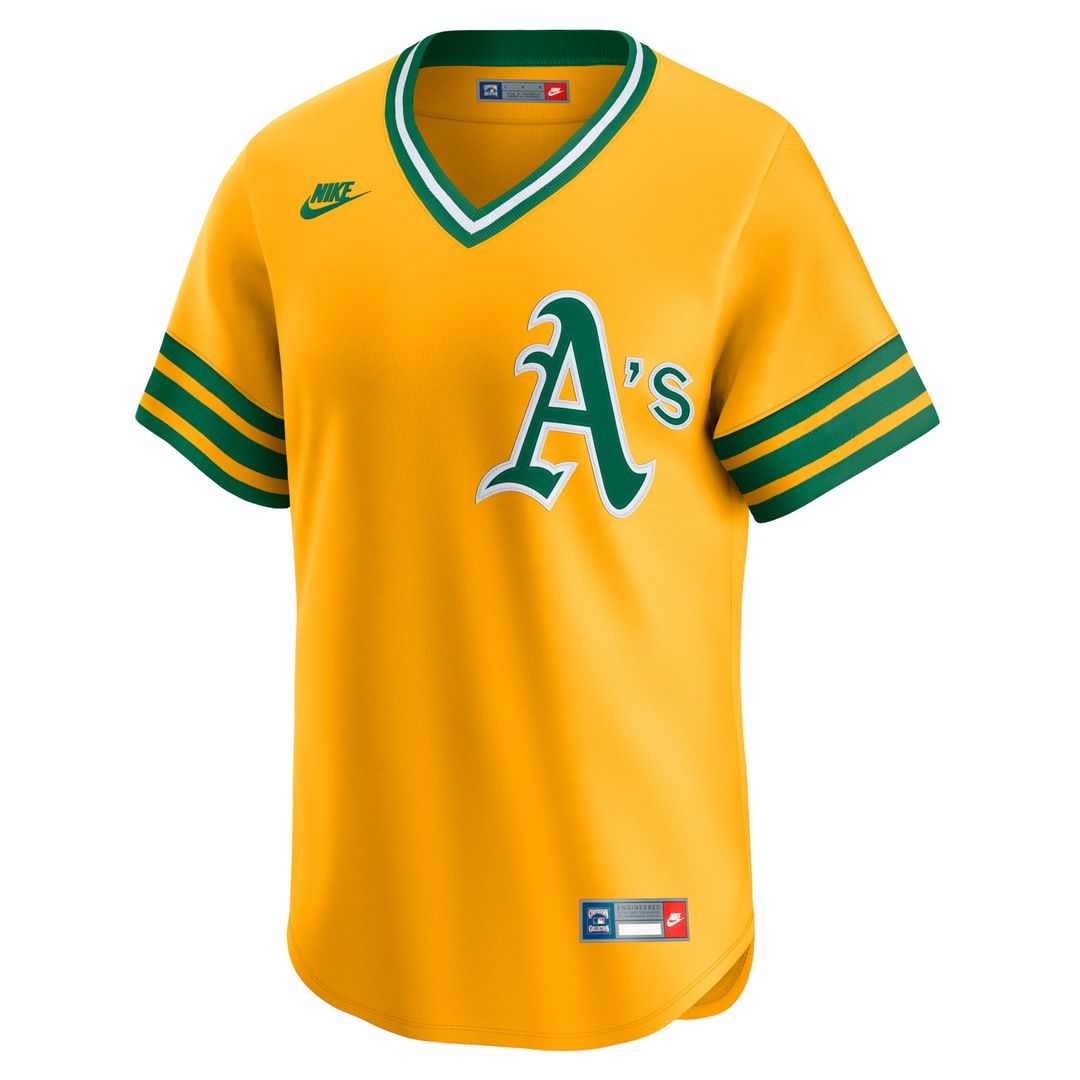 Athletics Cooperstown Limited Jersey — Gold