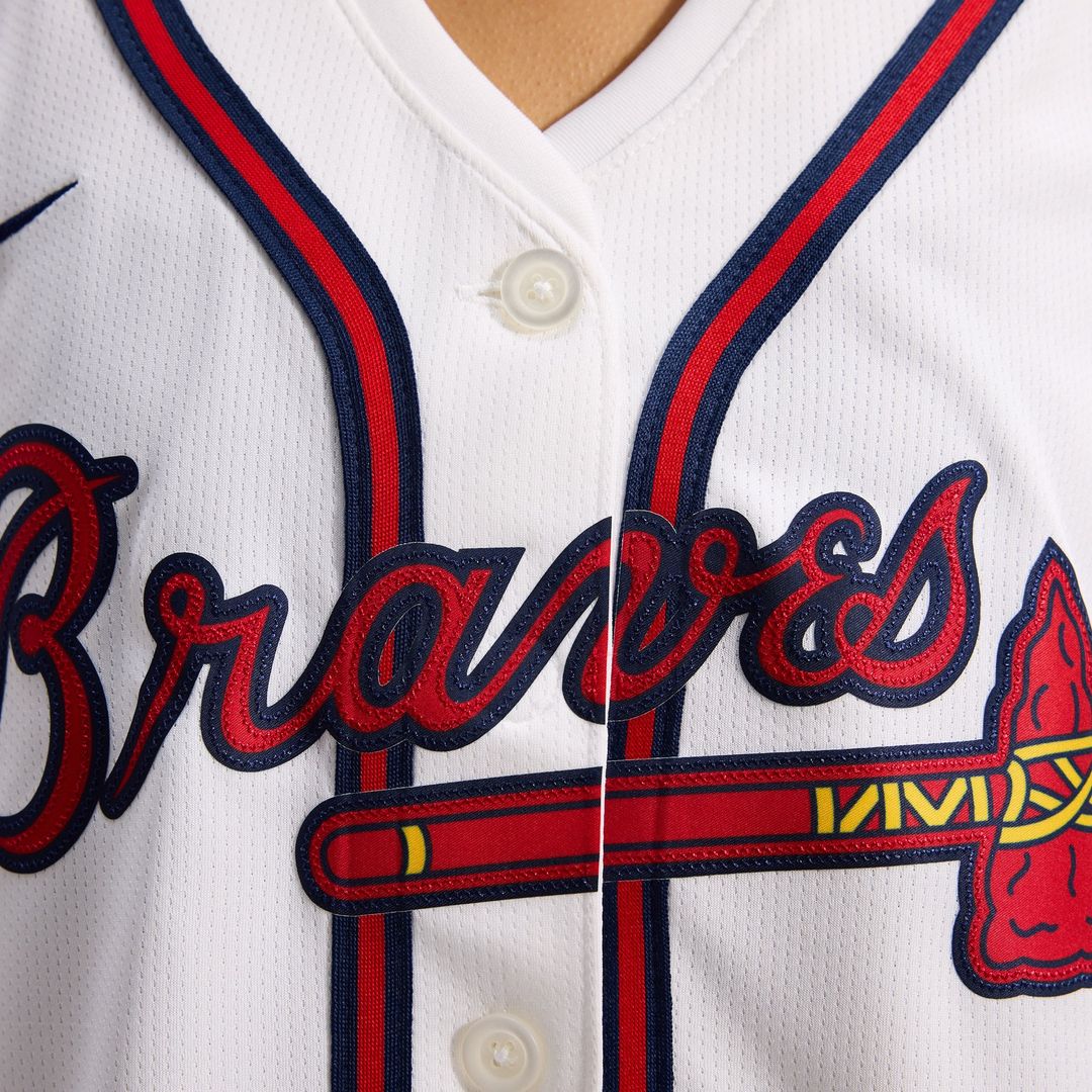 Atlanta Braves Home Women's Limited Jersey — White