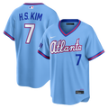 Atlanta Braves Ha - Seong Kim 2026 City Connect Stadium Jersey — Powder Blue