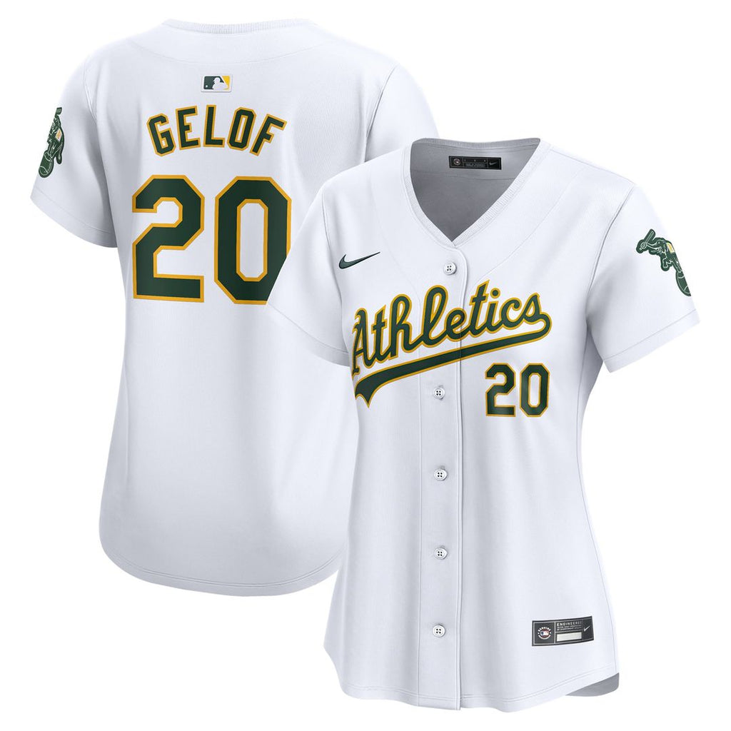Athletics Zack Gelof Women's Home Limited Jersey — White