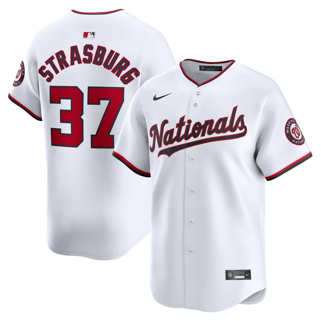 Washington Nationals Stephen Strasburg Home Limited Jersey — White