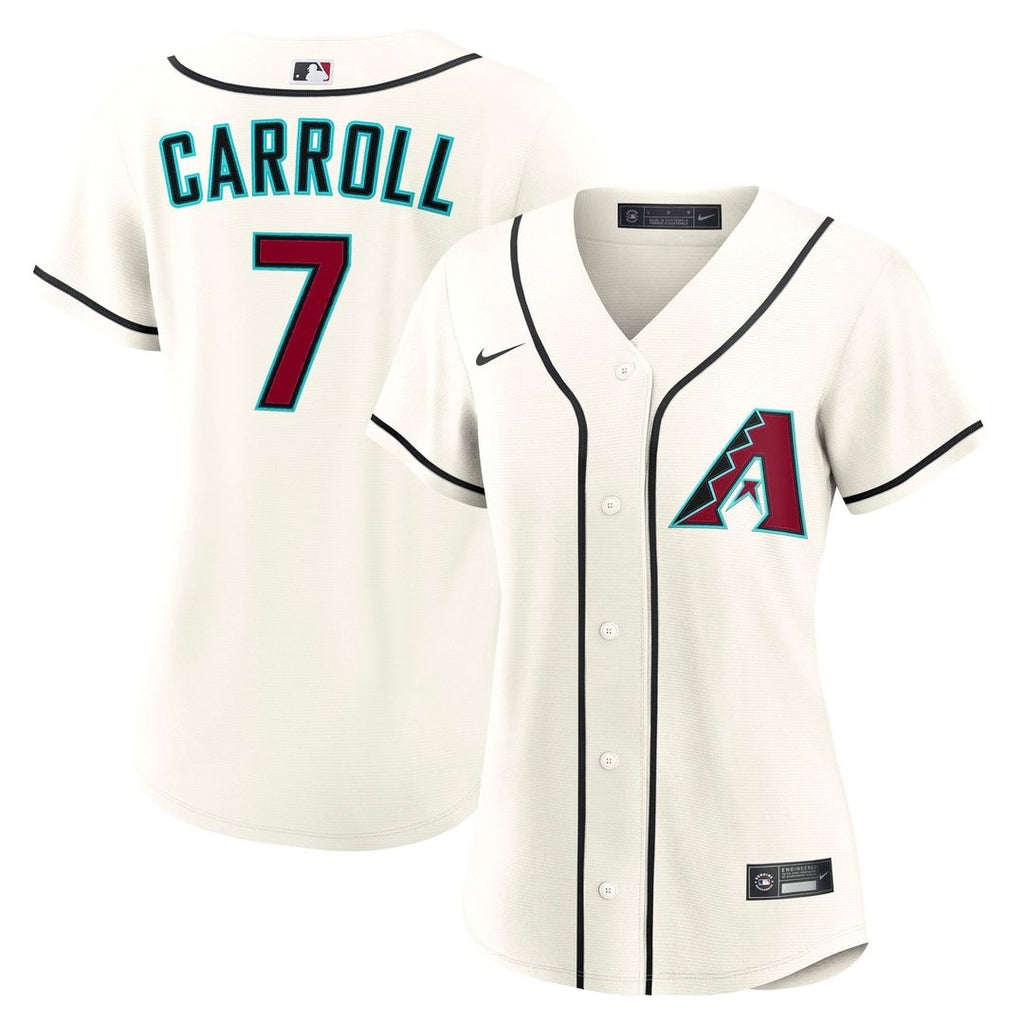 Arizona Diamondbacks Corbin Carroll Women's Home Replica Jersey — Cream