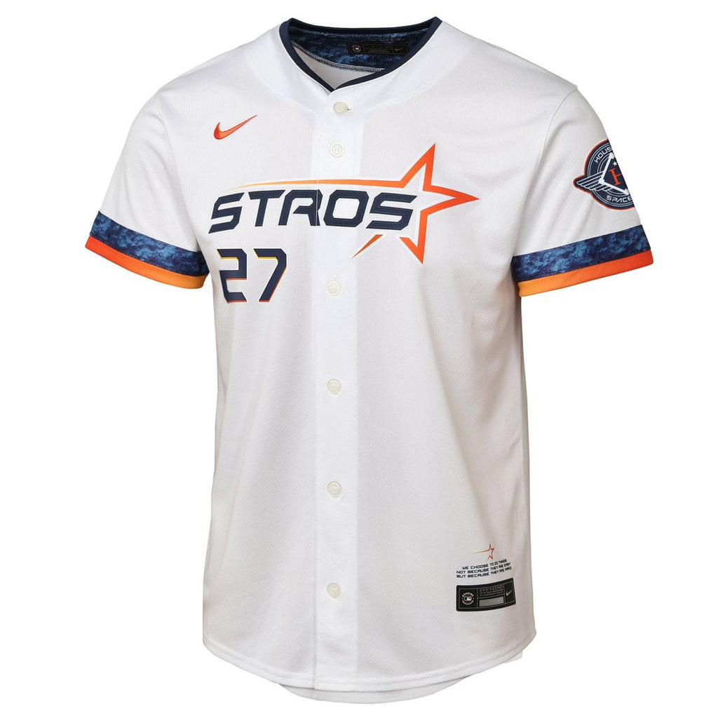 Houston Astros Jose Altuve Youth 2025 City Connect Limited Jersey — White