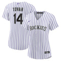 Colorado Rockies Ezequiel Tovar Women's Home Replica Jersey — White