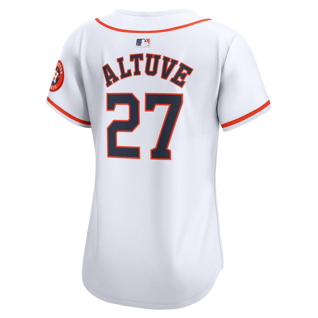 Houston Astros Jose Altuve Women's Home Limited Jersey — White
