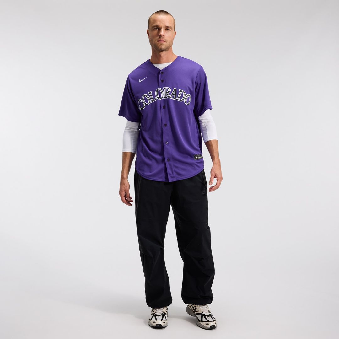 Colorado Rockies Alternate Replica Team Jersey — Purple