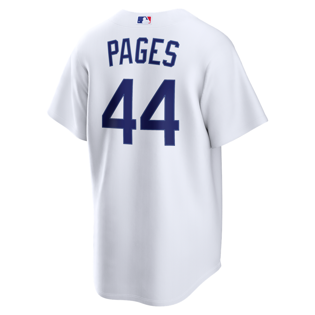 Los Angeles Dodgers Andy Pages Home Replica Jersey — White