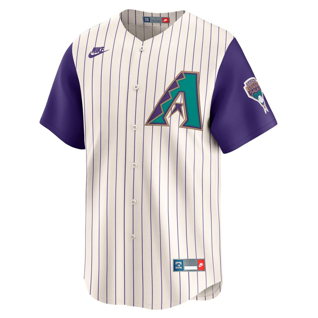 Arizona Diamondbacks Randy Johnson Throwback Cooperstown Limited Jersey — Black