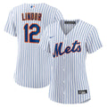 New York Mets Francisco Lindor Women's Home Replica Jersey — White