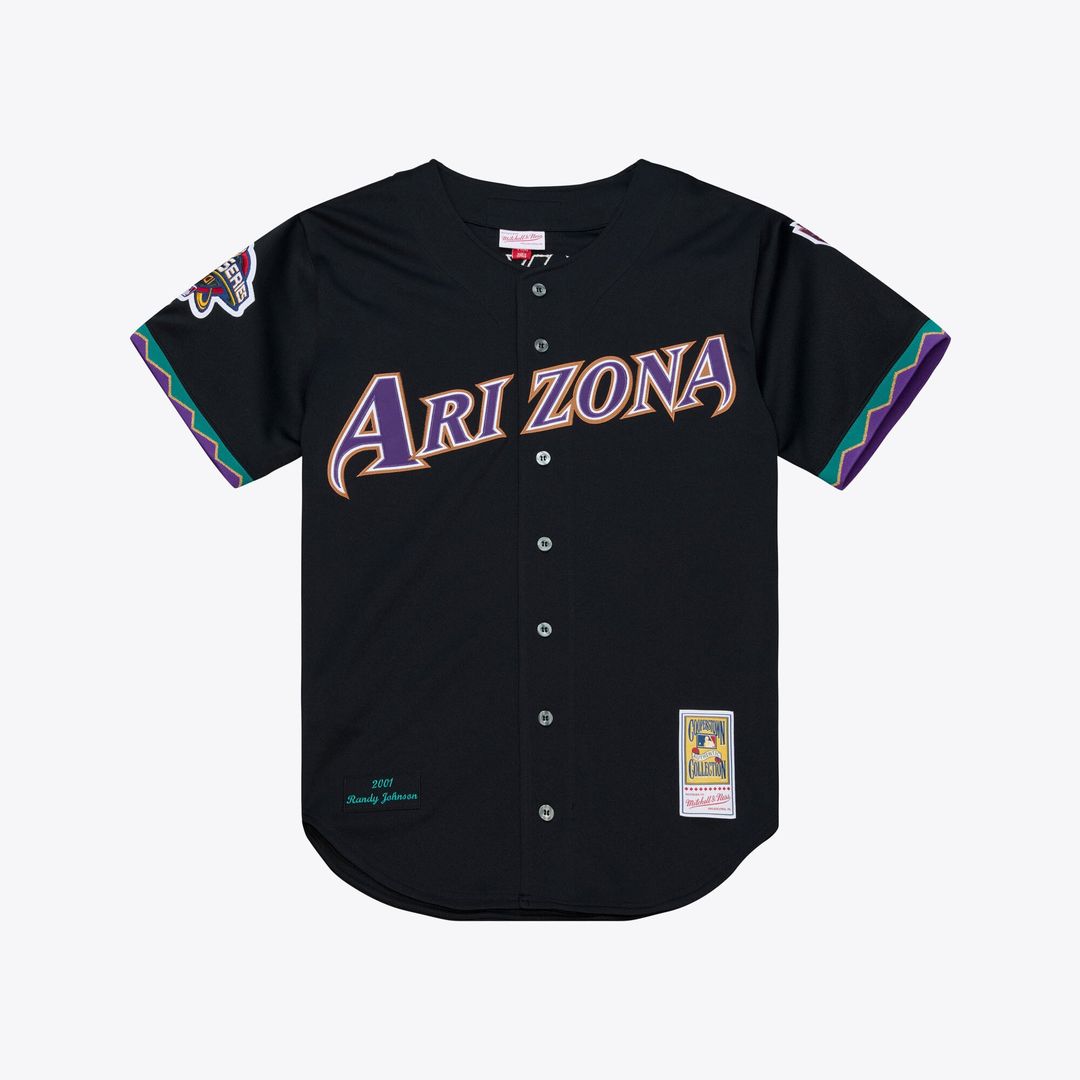 Arizona Diamondbacks Randy Johnson 2001 Authentic Jersey — Black