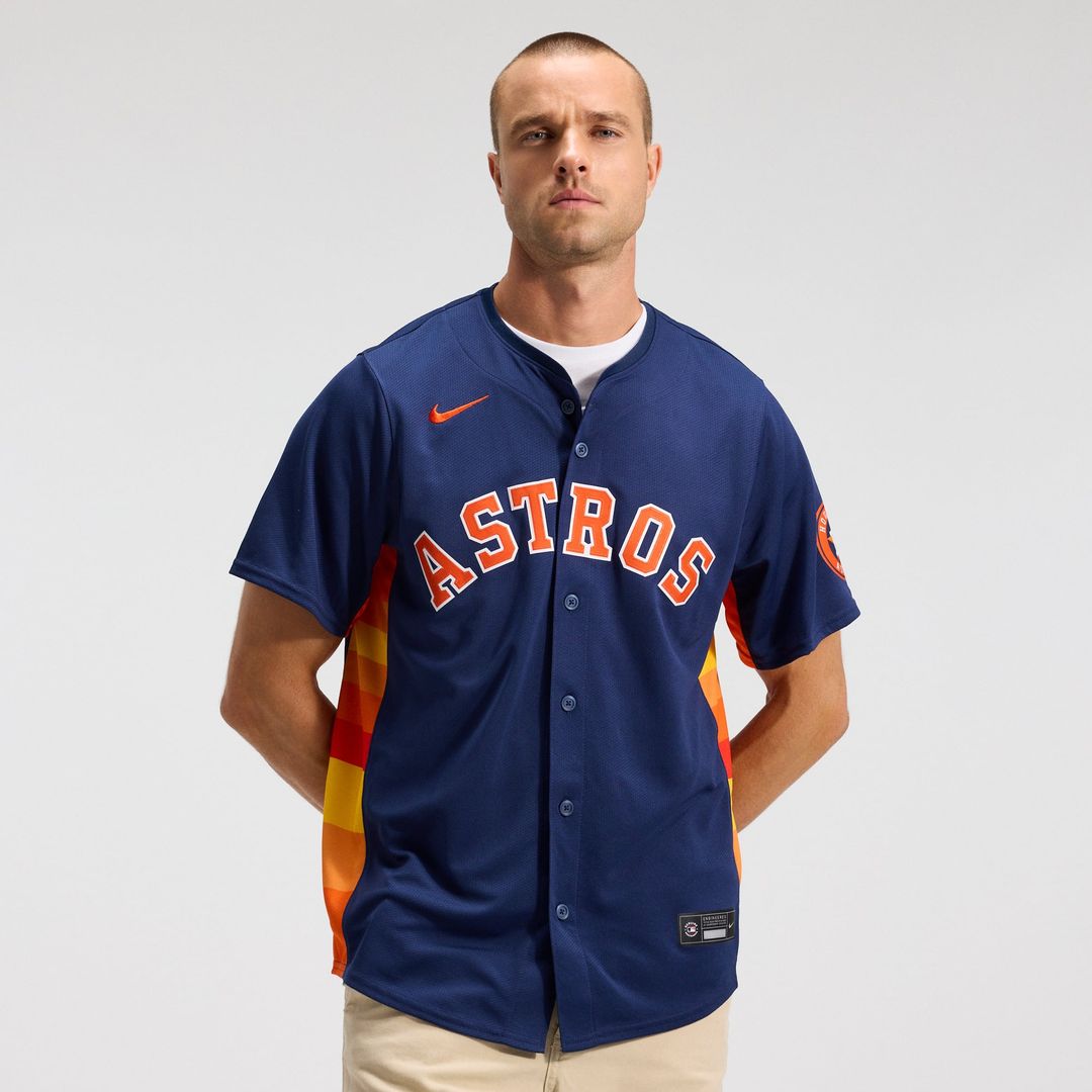 Houston Astros Jose Altuve Alternate Limited Jersey — Navy