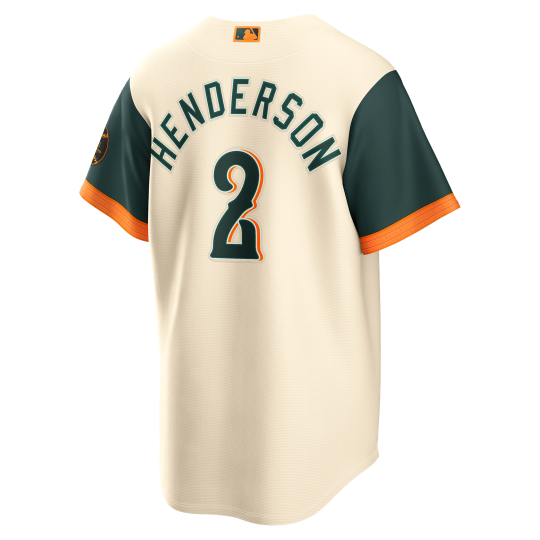 Baltimore Orioles Gunnar Henderson 2026 City Connect Stadium Jersey — Cream
