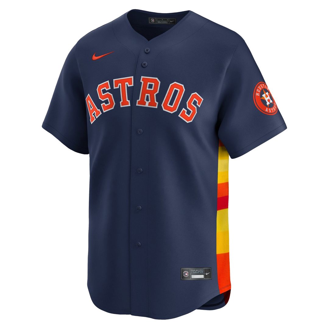 Houston Astros Jose Altuve Alternate Limited Jersey — Navy