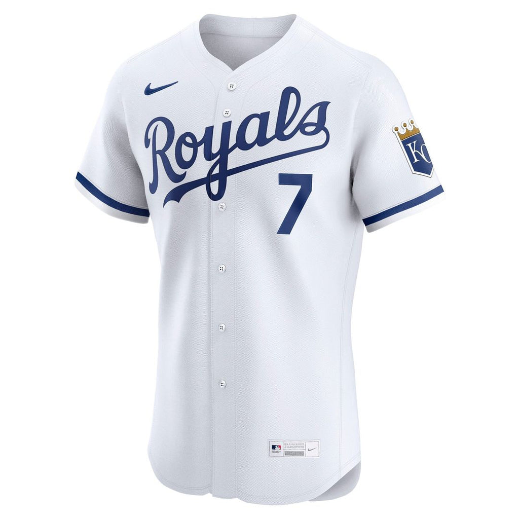 Kansas City Royals Bobby Witt Jr. Home ElitePlayer Jersey — White
