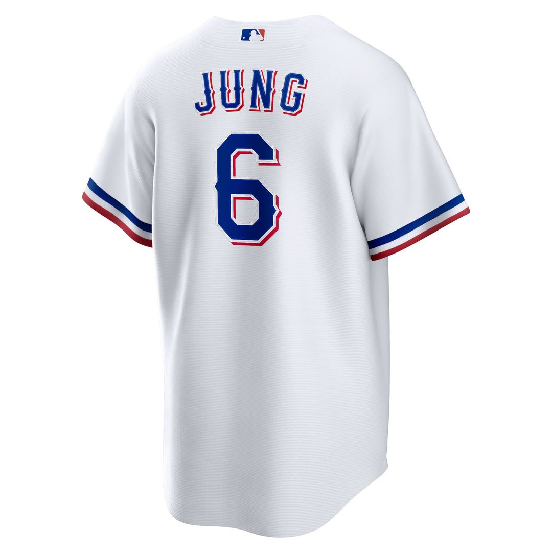 Texas Rangers Josh Jung Replica Jersey — White
