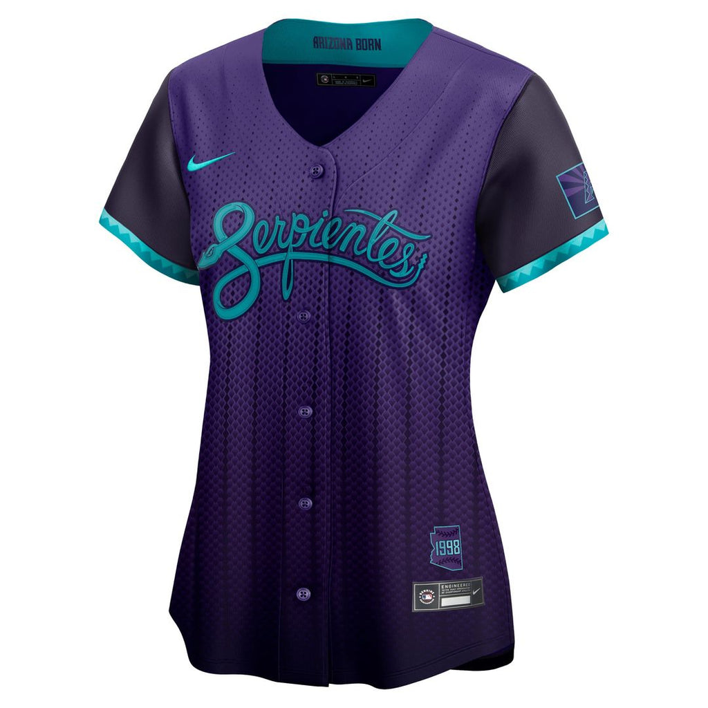 Arizona Diamondbacks Corbin Carroll Women's 2025 City Connect Limited Jersey — Purple