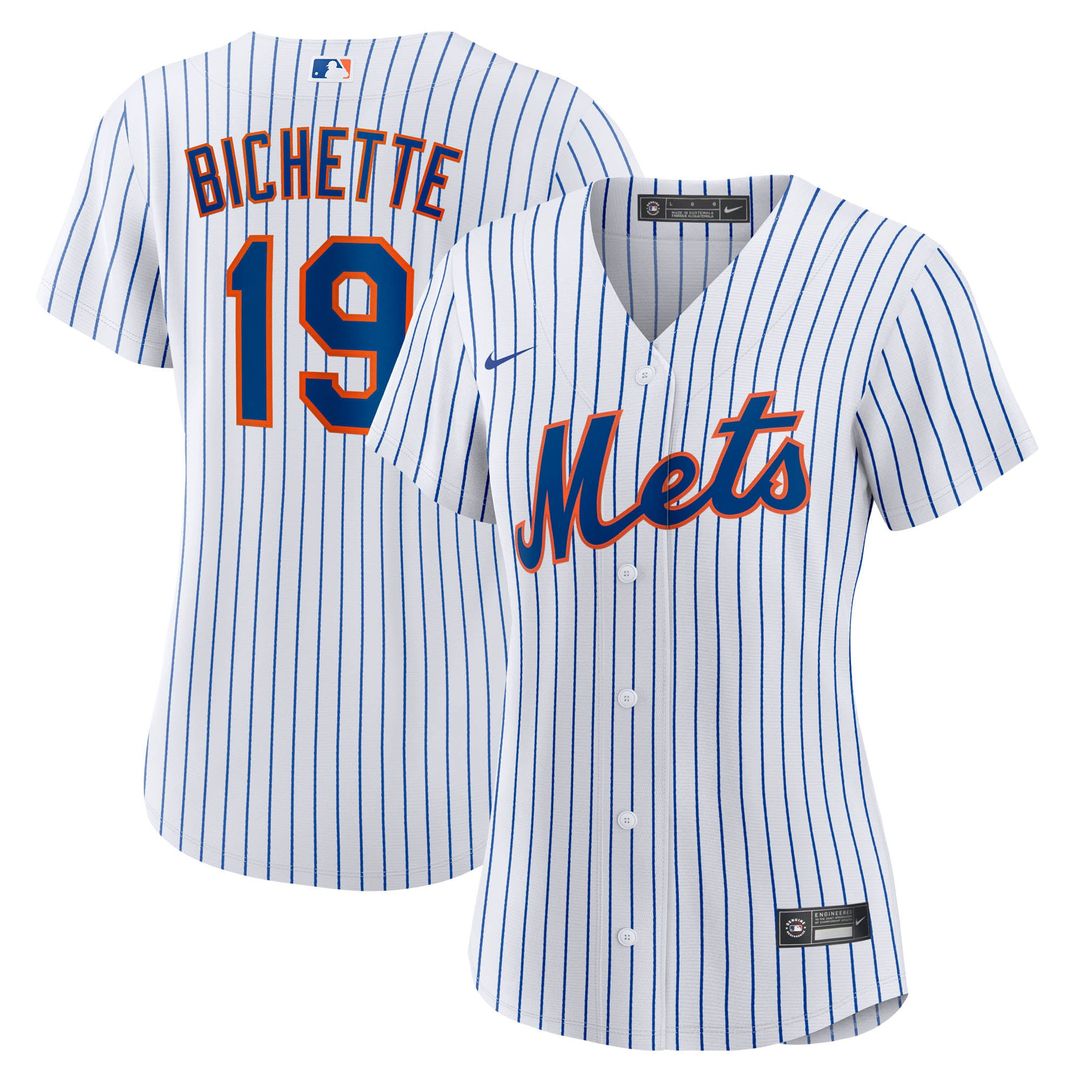 New York Mets Bo Bichette Women's Home Replica Jersey — White