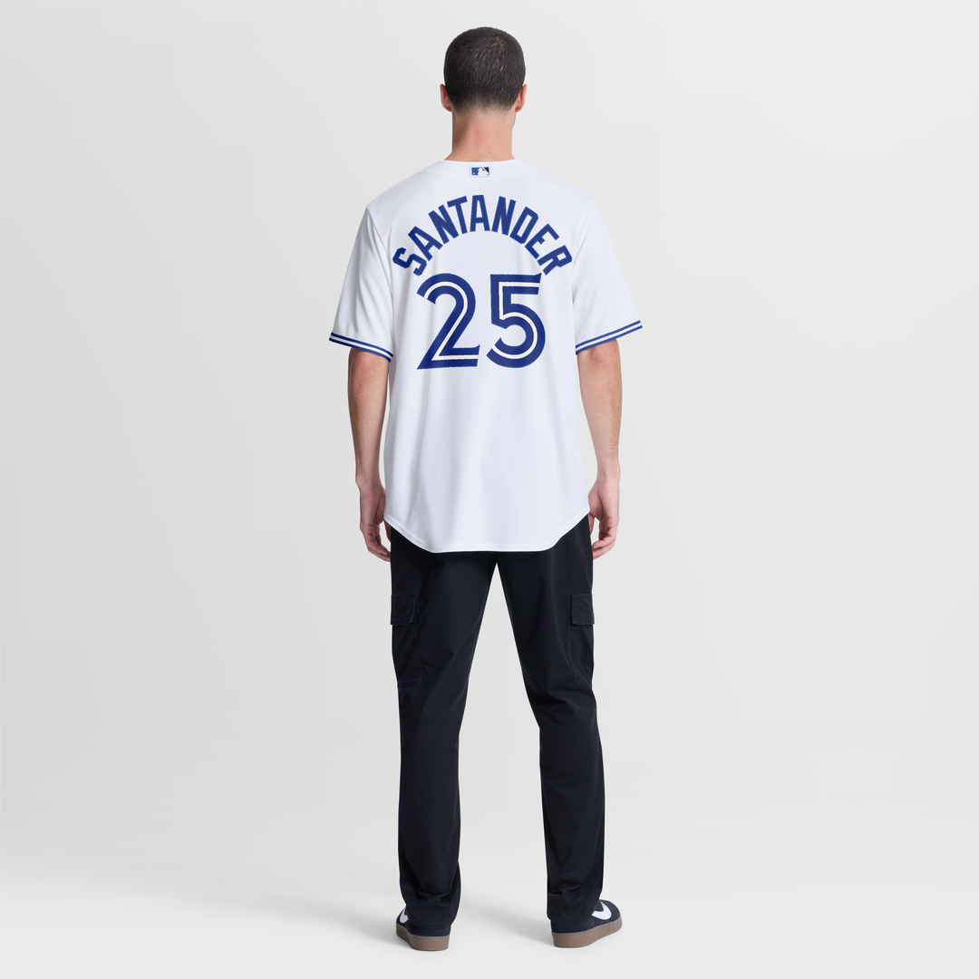 Toronto Blue Jays Anthony Santander Home Replica Jersey — White