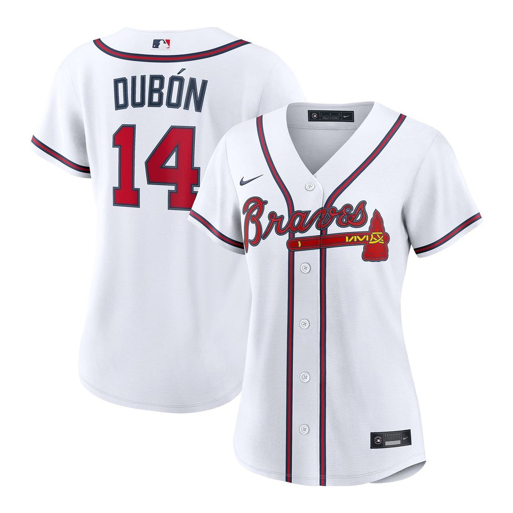 Atlanta Braves Mauricio Dubón Women's Home Replica Jersey — White