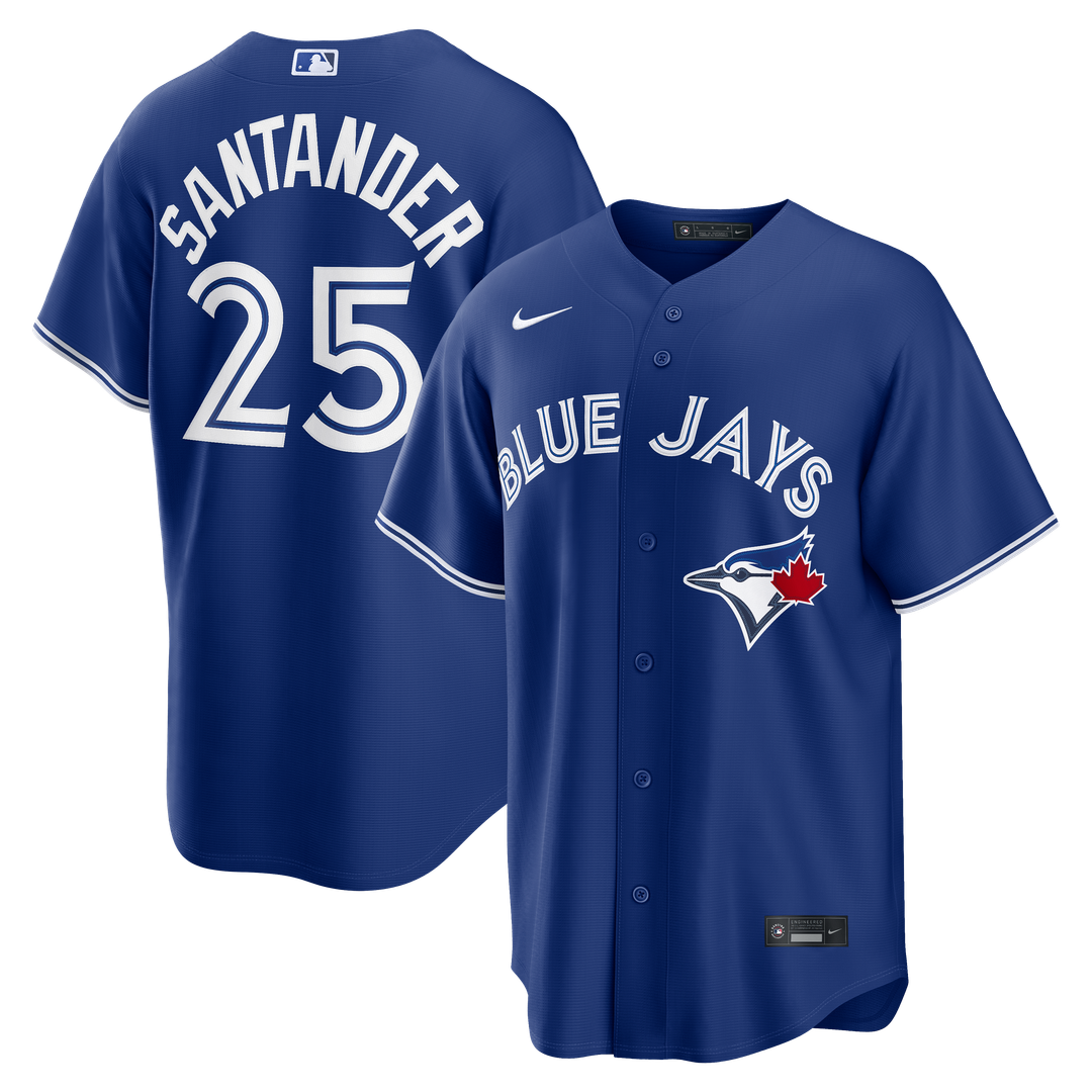 Toronto Blue Jays Anthony Santander Road Replica Jersey — Gray