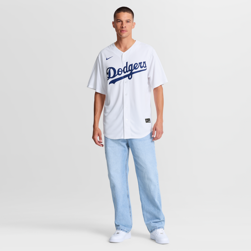 Los Angeles Dodgers Enrique Hernández Home Replica Jersey — White
