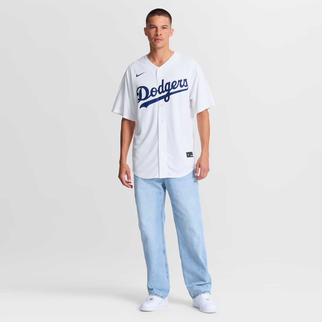 Los Angeles Dodgers Enrique Hernández Home Replica Jersey — White