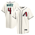 Arizona Diamondbacks Ketel Marte Home Replica Jersey — Cream