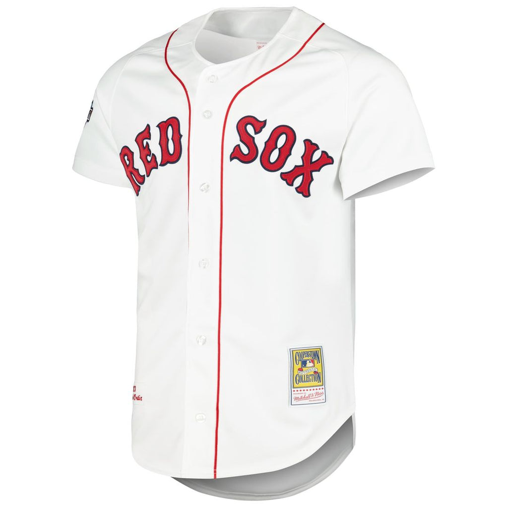 Boston Red Sox David Ortiz Cooperstown Authentic Jersey — White