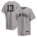 New York Yankees Jazz Chisholm Jr. Road Replica Jersey — Gray
